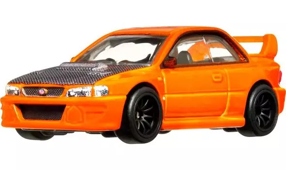 Hot Wheels Car Culture Ronin Run Subaru Impreza Version, возрастом от 1 до 2 лет, и HCK14 Orange - 98 22B-STI [3 up] 1/64 оранжевый