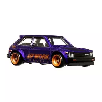 Hot Wheels Car Culture Ronin Run Toyota Starlet KP61 года и HCK11 Purple - 81 [3 up] 1/64