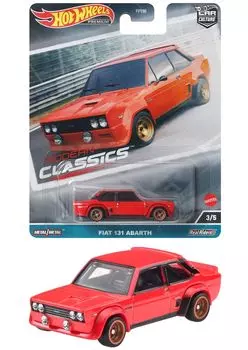 Hot Wheels Car Culture Современная классика Fiat 131 Abarth года и HKC64 - [3 вверх]
