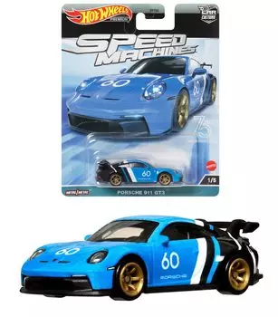 Hot Wheels Car Culture Speed Machine Porsche 911 GT3 года и HKC44 - [3 вверх]