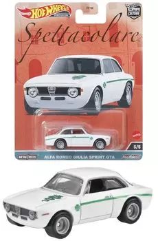 Hot Wheels Car Culture Spettacorale Alfa Romeo Giulia Sprint GTA years old and HKC50 - [3 up]