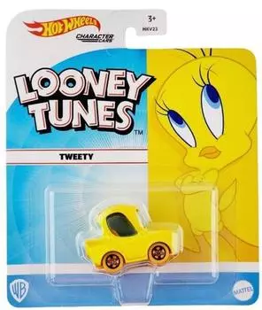 Hot Wheels Character Cars Scale Looney Tunes Bird 164 (Tweety 1/7)