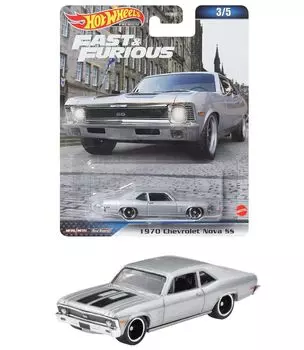 Hot Wheels Fast and Furious 1970 Chevrolet Nova SS, возраст 54 лет и HNW54 - [3 вверх]