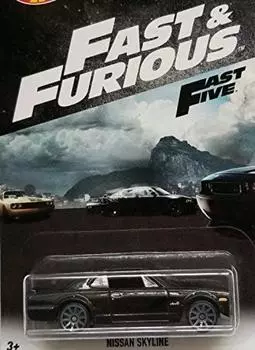 Hot Wheels Fast and Furious 2018 Series Black Nissan Skyline Limited Edition Nissan DIE-CAST F&F чёрный