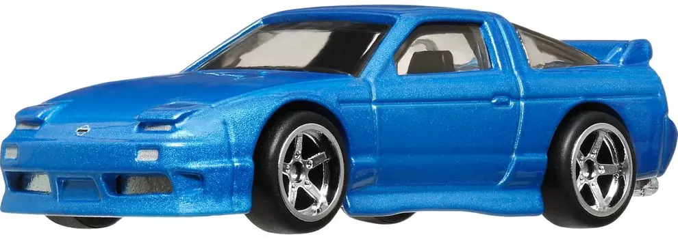 Hot Wheels Fast Furious 1996 Nissan 180SX Type X игрушечная мини-машинка для детей от 3 лет и старше, синяя HVR62 и -