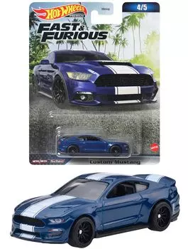 Hot Wheels Fast Furious Custom Mustang, возрастом от 1 года и HNW51 & - [3 вверх]