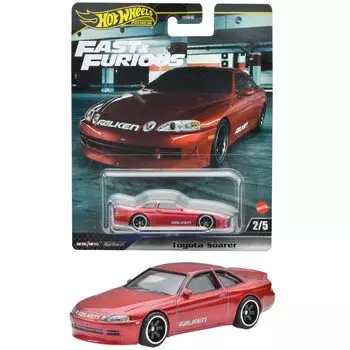 Hot Wheels Fast & Furious - игрушечная машинка Toyota Soarer Vehicle Mini Car для детей от 3 лет и старше, красная HRT95