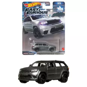 Hot Wheels Fast & Furious - Jeep Grand Cherokee Trackhawk [от 3 лет] HNW48 Серый