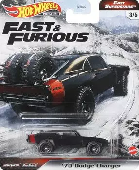 Hot Wheels Fast & Furious Premium - Fast Superstars 70 Dodge Charger GRL83