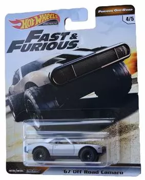 Hot Wheels Furious Off Road Camaro Silver 67 Off-Road 4/5 серебряный