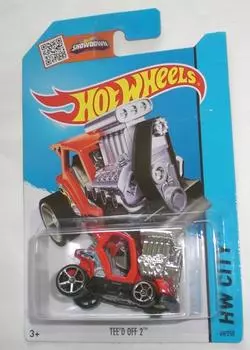 Hot Wheels Hot Wheels C4982 982P PC HW CITY OFF 2 отдельных предмета Красный мини-автомобиль Автомобиль HotWHeeLs MATEL 68/250 TEE D