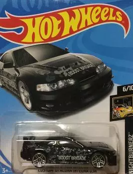 HOT WHEELS Hot Wheels custom acura integra gsr acura integra black 01 #17