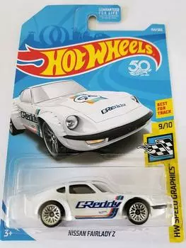 Hot Wheels Hot Wheels Nissan Fairlady Z Speed Graphics Nissan Fairlady Z Белый 154/365, [Товар]
