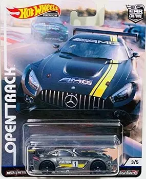 Hot Wheels Hot Wheels ПРЕМИУМ АВТОМОБИЛЬНАЯ КУЛЬТУРА ОТКРЫТЫЙ ТРЕК МЕТАЛЛ 2016 MERCEDES Mercedes AMG GT3 миникар