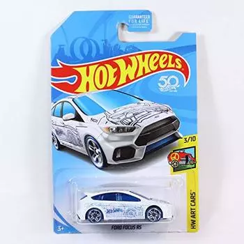 Hot Wheels Kmart Limited Ford Focus RS Белый 2018-2016 [Товар]