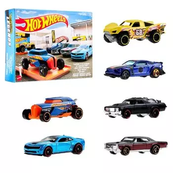 Hot Wheels Legend Multipack мини-игрушки возрастом от 6 лет и HLK50 [6 машин] [3 вверху]