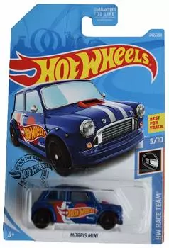 Hot Wheels Morris Mini Blue 242/250, синий