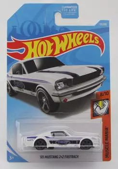 Hot Wheels Muscle Mania Mustang Fastback / 65 2+2 72/250 - 8/10