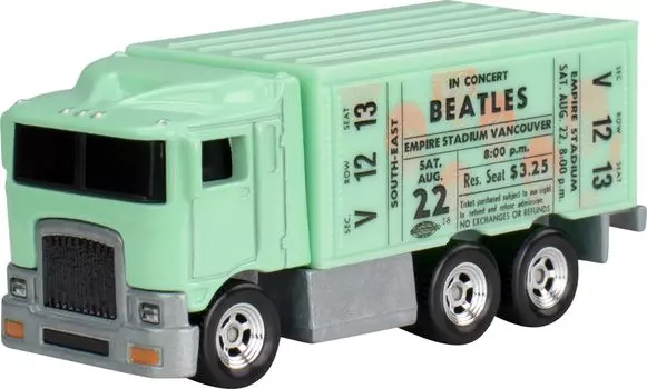 Hot Wheels Pop Culture Beatles Highway Hauler Vehicle игрушечная мини-машинка для детей от 3 лет и старше зеленая HVJ45 - (зеленый)