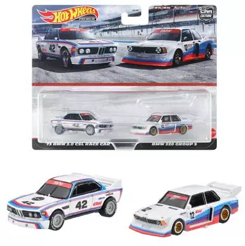 Hot Wheels Premium 2 Pack BMW CSL Race 320 Group 5 лет и HKF55 73 3.0 Car/BMW [3 шт.]