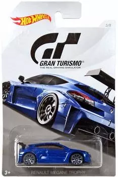 Hot Wheels RENAULT MEGANE TROPHY 2018 GRAN TURISMO Series Blue RENAULT MEGANE TROPHY Scale Collectible Die Cast Metal Toy Car Model #2 164 #5/8 синий
