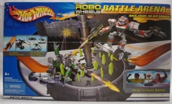 HOT WHEELS ROBO WHEELS BATTLE ARENA SET Колеса Robo Wheels Battle Arena (Горячий набор)