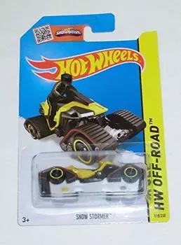 Hot WHeeLs SHOWDOWN Hot Wheels C4982 982J JC HW SNOW STORMER Отдельный предмет Мини-автомобиль Снегоход MATEL 110/250 OFF-ROAD