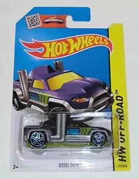 Hot WHeeLs SHOWDOWN Hot Wheels C4982 982LLA HW DIESEL DUTY Дизельный однокомпонентный мини-автомобиль MATEL 117/250 OFF-ROAD