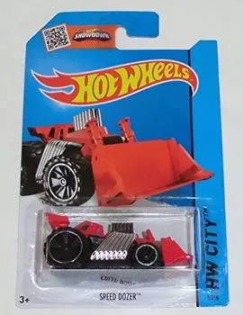 Hot WHeeLs SHOWDOWN Hot Wheels C4982 982LLA HW CITY SPEED DOZER Отдельный предмет Мини-автомобиль Автомобиль MATEL 1/250