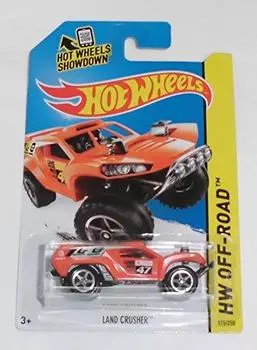 Hot Wheels SHOWDOWN Hot Wheels C4982 983QQA HW LAND CRUSHER Один предмет Оранжевый Мини Машинка Машинка HotWheels MATEL 115/250 OFF-ROAD