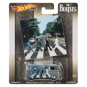 Hot Wheels The Beatles Series VW T1 Панельный автобус Серый 5/5, серый