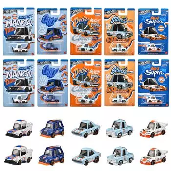 Hot Wheels Theme Автомобильный Ассортимент Noppo Gulf Racing Коробка из 10 Машинок Игрушечная Мини Машинка От 3 Лет И Больше Мульти - 987L-GDG44
