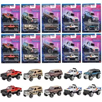 Hot Wheels Theme Автомобильный Ассортимент Трубчатые 10 Коробка Машинки Мини Возраст 3 и Много - Грузовики, Единицы, Распродажа, Игрушка, Машинка, Вверх, 987G-GDG44