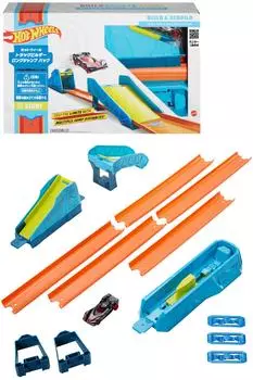 Hot Wheels Track Builder Long Jump Pack [включает 1 мини-машинку] GLC89