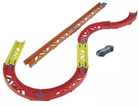 Hot Wheels Track Builder Premium Curve Pack 1 Mini GLC88 [Включает автомобиль]