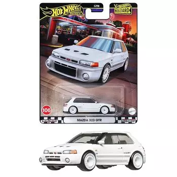 Hot Wheels Wheels) boulevard mazda 323 GTR vehicle toys mini car From 3 years old white HRT59
