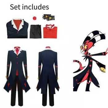 Hotel Anime Characters Cosplay Halloween Costume Cosplay Set Clothing S