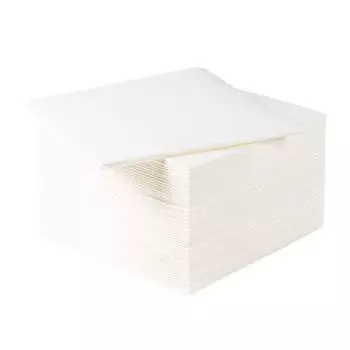 Hotel Dining Table Paper Disposable Student Napkin Square Towel Napkin Western Food White Fabric Restaurant Air-Laid Paper Knife and Fork Bag White 30*30cm 50