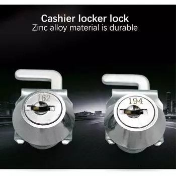 Hotel Store Cash Tray Box Lock Replacement Mall Supermarket Money Case Security Locks Cylinder Repair Spare Parts