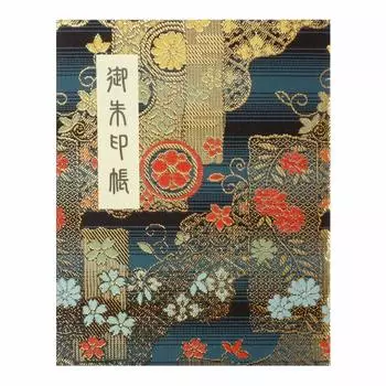 [ХОТОКУДО] Японская паломническая марка «Гошуин-чо»(заметка) книга с защитной обложкой. (Тип книги, Военно-морской флот. 60 страниц, парча. ЧАС: 6,69 Ш: 5,31 дюйма, (импорт j