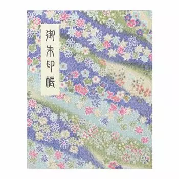 [ХОТОКУДО] Японская паломническая марка «Гошуин-чо»(заметка)книга с защитной обложкой. (Тип книги, Аква. 60 страниц, цветной креп. ЧАС: 6,69 Ш: 5,31 дюйма, (я