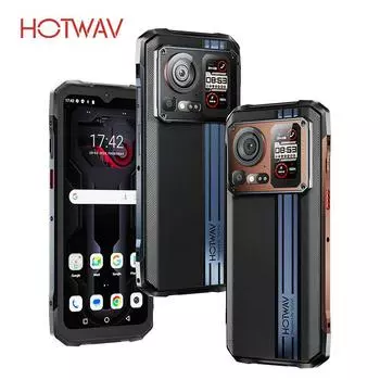 HOTWAV Cyber 15 Защищенный смартфон Глобальная версия Android 6.6 FHD+ 24 ГБ(12+12) RAM+256 ГБ ROM 200 МП задняя камера сотовые телефоны чёрный