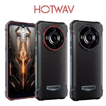 HOTWAV T7 прочный смартфон Android 13 RAM 4+4 ГБ ROM 128 ГБ мобильный телефон 6280 мАч большая батарея 6,52 HD+ дисплей новый легкий сотовый телефон красный