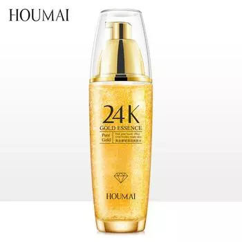 HOUMAI 100 мл Роскошный увлажняющий тоник из 24-каратного золота Нежный и красивый увлажняющий питательный лосьон для кожи