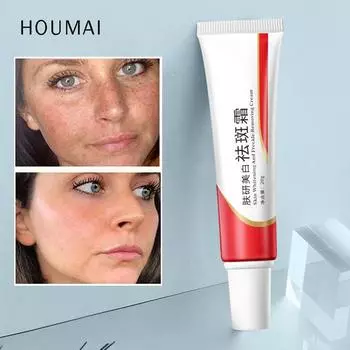 HOUMAI Отбеливающий крем для кожи Увлажняющий крем против веснушек Восстанавливает кожу и средства по уходу за кожей лица 20g