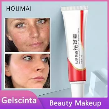 HOUMAI Отбеливающий крем для кожи Увлажняющий крем против веснушек Восстанавливает кожу и средства по уходу за кожей лица