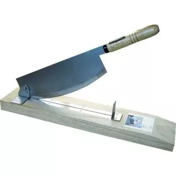 Hounen Kihan Professional Cutter No Back Metal 140 x 350 x H130mm Wood Grain Japan CPK0501 All-Purpose A-5665 серебряный