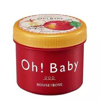 House of Rose Body Smoother AP n Confiture 350 г Скраб для тела Уход за телом Горячая родниковая вода для локтей, колен, пяток, ягодиц Отшелушивающее яблоко для женщин Подарок Сделано в Японии