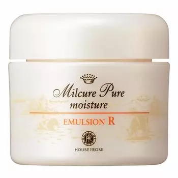 House of Rose Milkure Pure Emulsion R Moist 35 г крем увлажняющий крем без запаха без минерального масла молочко увлажняющее сделано в Японии подарок женщинам (Очень