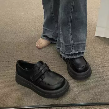 House Slippers Platform Female Shoes Med Shallow Luxury Slides Flat Soft Designer Spring Rubber Basic PU 35